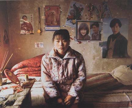 Gao Doudou, 16-Years-Old, att Nanshishan Village, Chaoyang Township of Mengjin County in 1996, from the "Masters" series