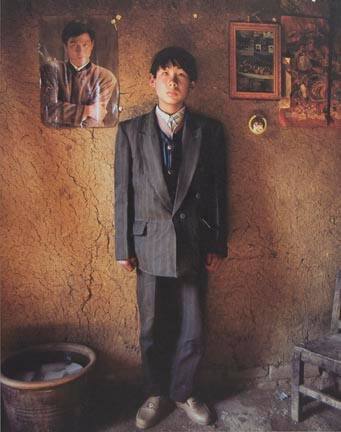 Zhao Weidong, 16-Years-Old, at Yugong Village, Wangwu Township of Jinyuan County in 1997, from the "Masters" series