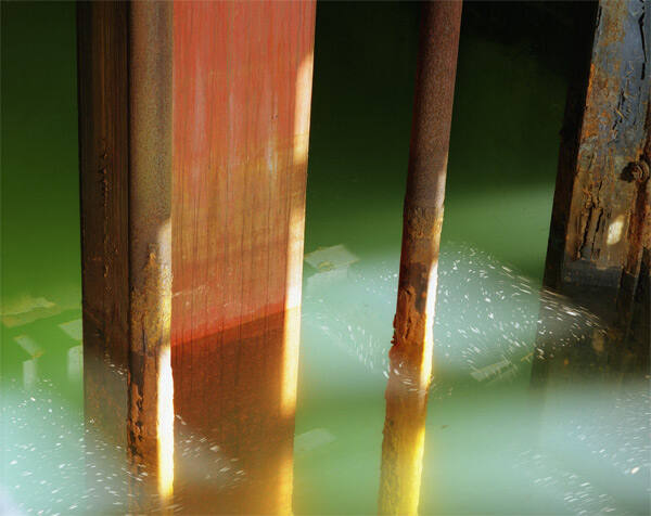 Flooded Room Beneath Pad 19, Complex 19, CCAFS, from the "Abandoned In Place" portfolio