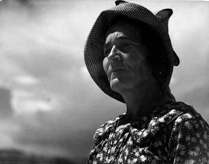 Wife of a homesteader. Pennington County, South Dakota