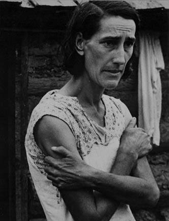 Boone County, Arkansas. The family of a Resettlement Administration client in the doorway of their home