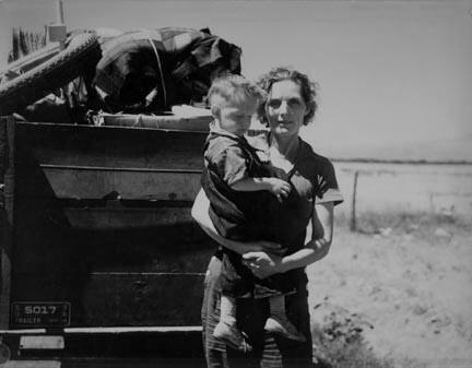 Drought refugees from South Dakota. Montana