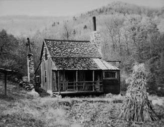 Home of a mountain family who will be resettled on new land. Shenandoah National Park, Virginia