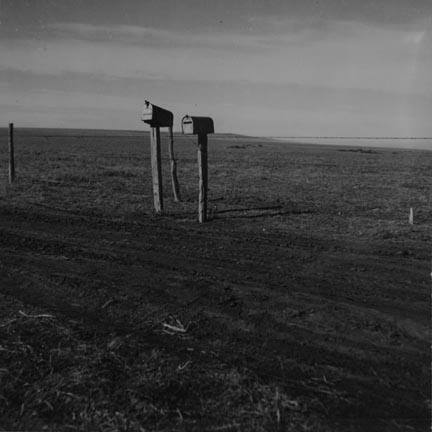 The rolling lands used for grazing near Mills, New Mexico