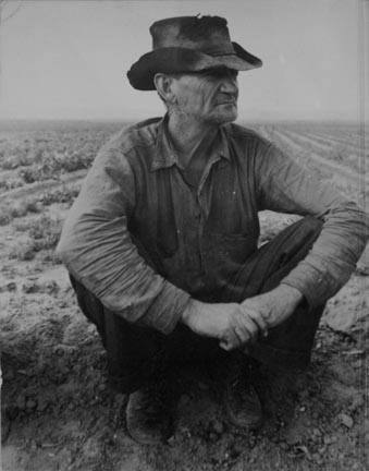 Migrant agricultural worker. Near Holtville, California