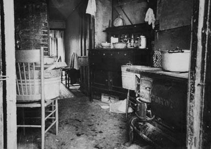 Slum Negro kitchen, Washington, D.C.