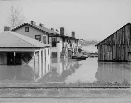 Flood in North Memphis, Tennessee