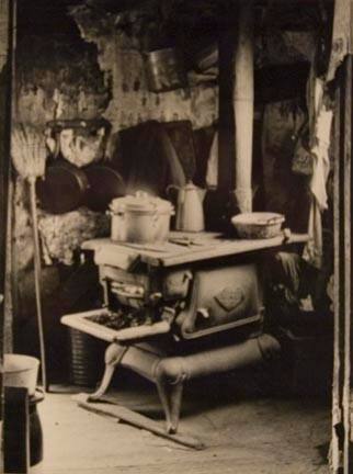 Interior of rehabilitation client's house, Jackson, Ohio.  April 1936 8a14192