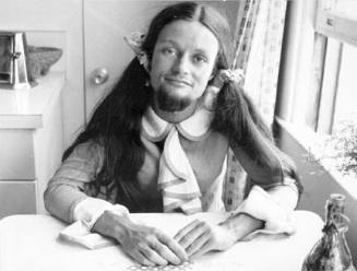 Tanye at his breakfast table, August, 1974, San Francisco