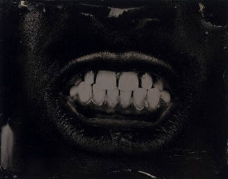 Untitled (dark bearing teeth), from the Character Recognition series