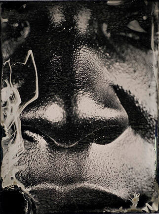 Untitled (frontal nose intense eye), from the Character Recognition series
