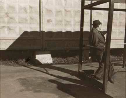 Moscow (man at bus shelter)