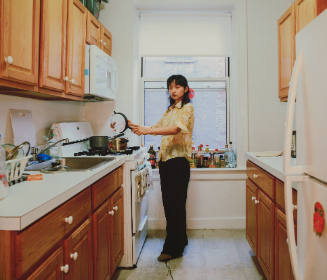 The Conch Girl Project at Xiangting’s Kitchen (self-portrait)