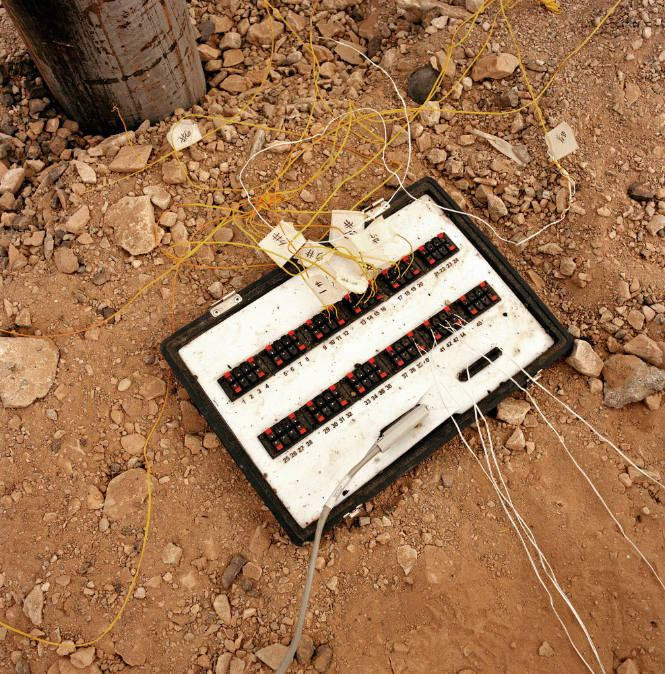 Pyrotechnic Switch Connected to Live Fireworks, from the "Winter Blast" series