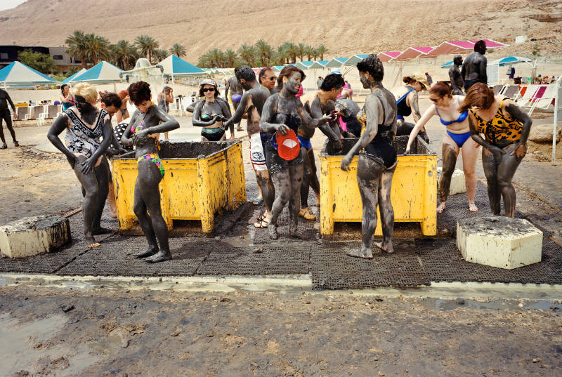 Dead Sea-Mud, Israel, from the "Leisure Time in Israel" series