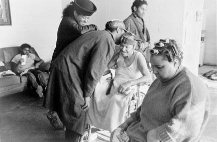 Lorine with Five of Her Nine Children: Clyde, Ernestine, Mal, Little Joe, and  Mel, Chicago, from Changing Chicago