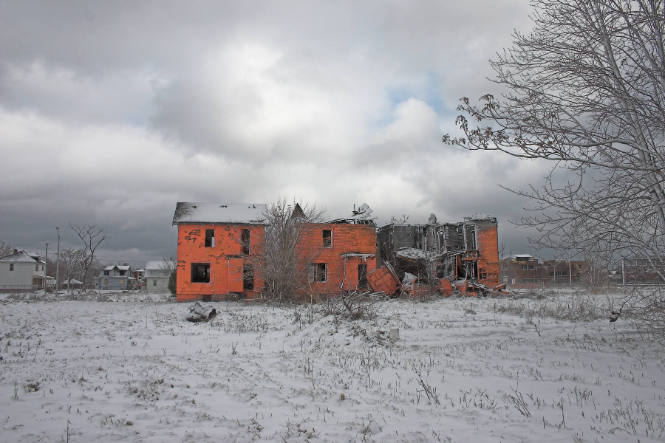 Auburndale Site #4, from the "Detroit. Demolition. Disneyland" series