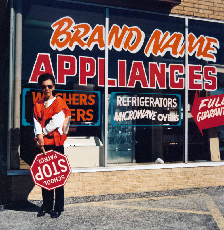 School Crossing Guard, Earl's Appliances, from Changing Chicago