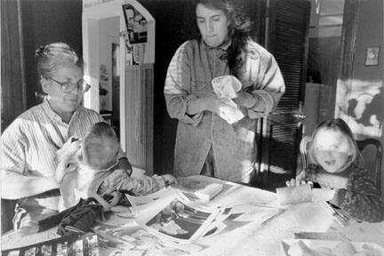 Family Photographs: Grandma Spurlin, Poppy, Sandra, and Evan, Chicago, from Changing Chicago