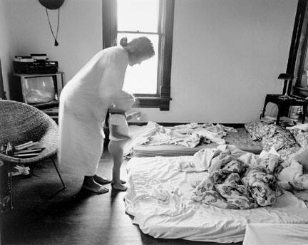 Early Morning; Sandra, Poppy and Evan, Caledonia Road, from Changing Chicago