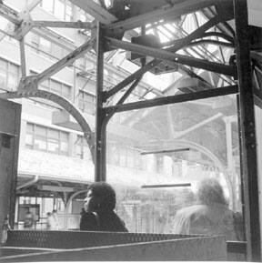 Elevated Platform in Loop, Chicago, from Changing Chicago