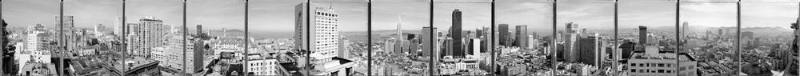 Panorama of San Francisco, from the "California Street Hill" portfolio