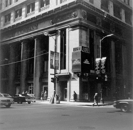 3 Days After the Crash of '88, Financial District, LaSalle and Adams, Chicago, from Changing Chicago