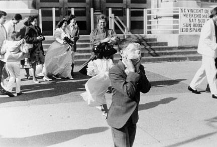 Boy at Wedding, Webster and Sheffield Avenues, from Changing Chicago