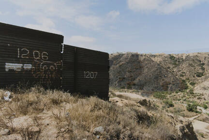 Smuggler's Gulch (Southwest view) Near Tijuana/San Ysidro, from the "Working the Line" series