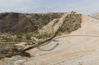 Smuggler's Gulch (West view), Near Tijuana/San Ysidro, from the "Working the Line" series