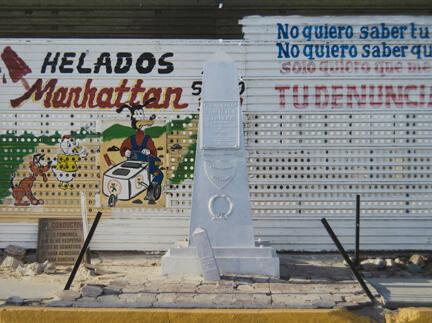 Border Monument No. 244, N 32° 34.624' W 116° 37.214', from the "Working the Line" series