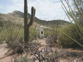 Border Monument No. 146, N 31° 35.344' W 111° 52.763', from the "Working the Line" series