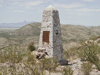 Border Monument No. 136, N 31° 26.575' W 111° 25.169', from the "Working the Line" series