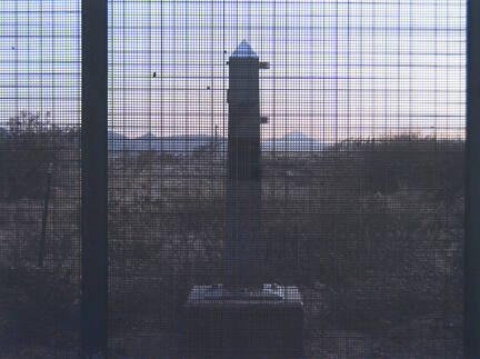 Border Monument No. 90, N 31° 20.050' W 109° 49.143', from the "Working the Line" series