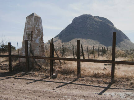 Border Monument No. 82, N 31° 20.040' W 109° 25.907', from the "Working the Line" series