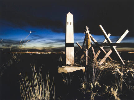 Border Monument No. 81, N 31° 20.048' W 109° 24.796', from the "Working the Line" series