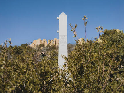 Border Monument No. 72, N 31° 19.940' W 109° 03.715', from the "Working the Line" series