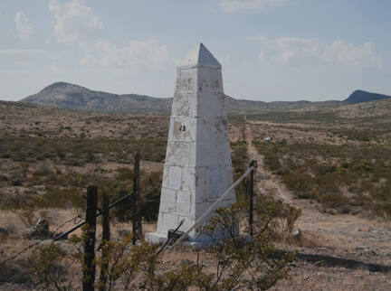 Border Monument No. 40, N 31° 47.024' W 108° 12.514', from the "Working the Line" series