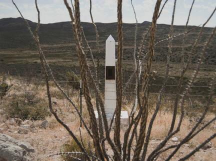 Border Monument No. 39, N 31° 47.022' W 108° 11.209', from the "Working the Line" series