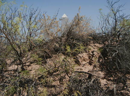 Border Monument No. 10, N 31° 47.021' W 107° 04.733', from the "Working the Line" series