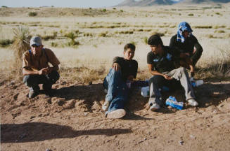 Migrants, Arizona, from the "Working the Line" series