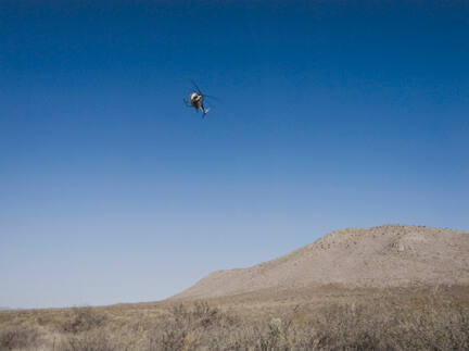 Helicopter Tracking, Arizona, from the "Working the Line" series