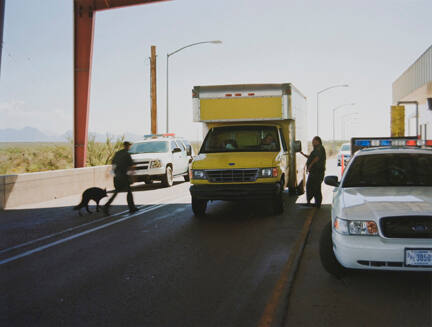 Double Layer Fencing, San Luis, Arizona, from the "Working the Line" series