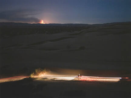 ATV Sign Cutting, California, from the "Working the Line" series