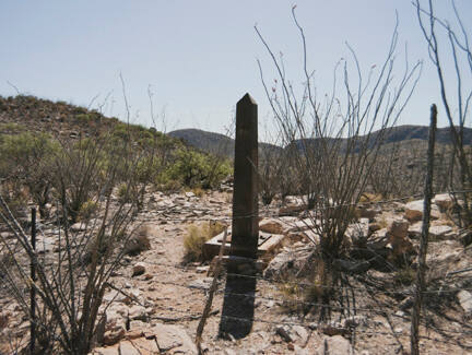 Border Monument No. 140, from the "Working the Line" series