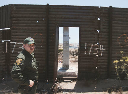 Border Monument No. 257 North (Agent Morales), from the "Working the Line" series