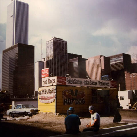 Construction Trailer, Ohio and Illinois, from the "Hot Dog Stands" series and Changing Chicago