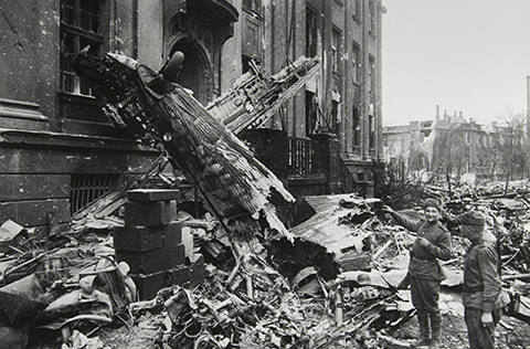 Down German Plane, Breslau, Spring 1945