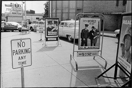 Segregation signs still stand outside the Jackson, Mississippi bus terminal