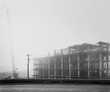 Construction Site in Fog, from Changing Chicago